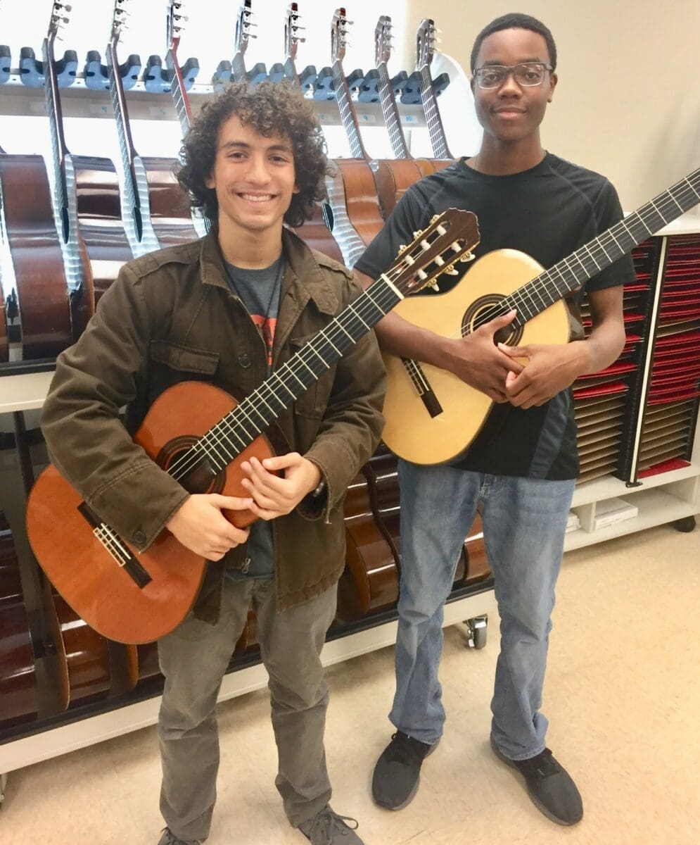 guitar students