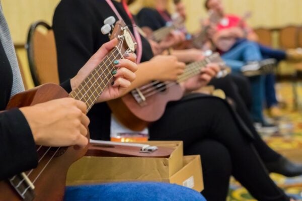 Close up shot of ukulele during 2017 NAfME National Conference