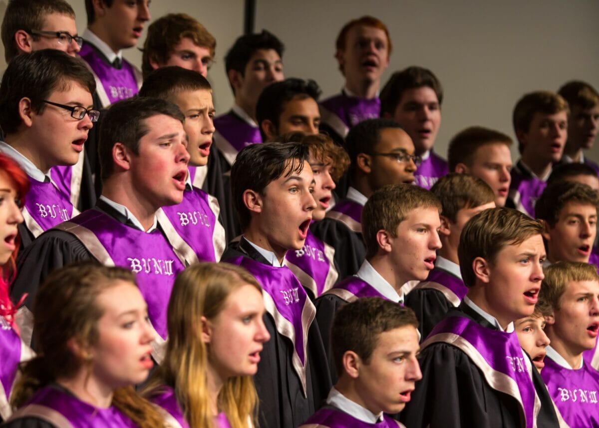 Blue Valley Northwest High School choral singers