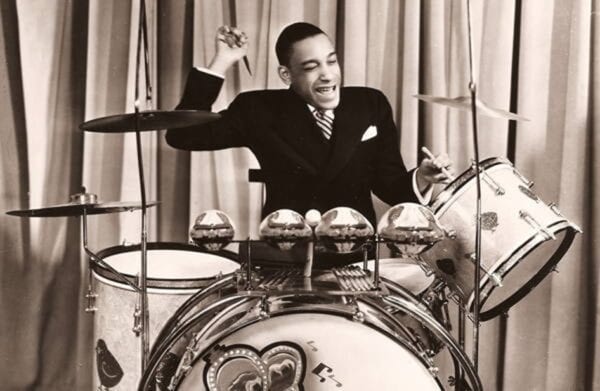 Chick Webb on drums