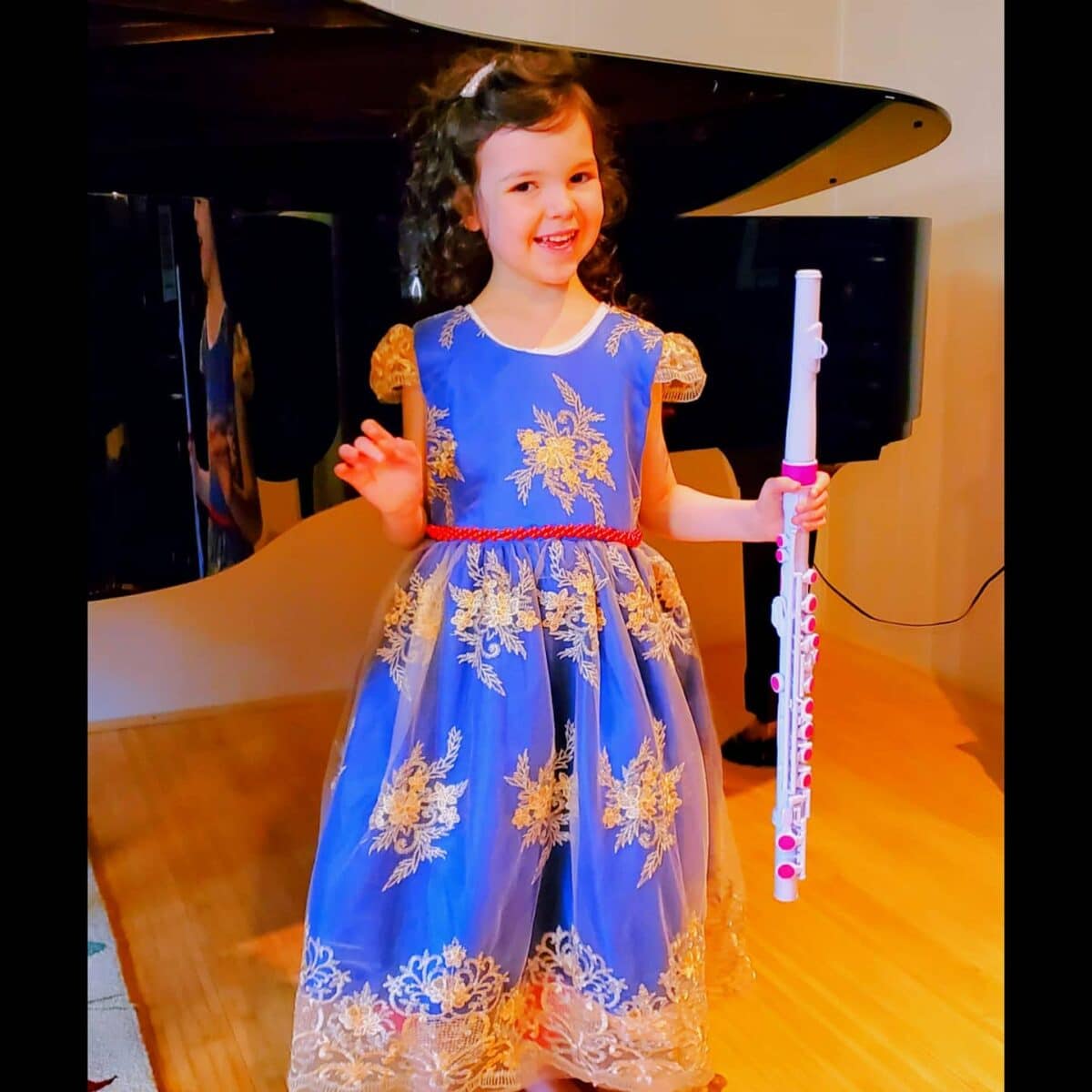 Ananda at performance with jFlute