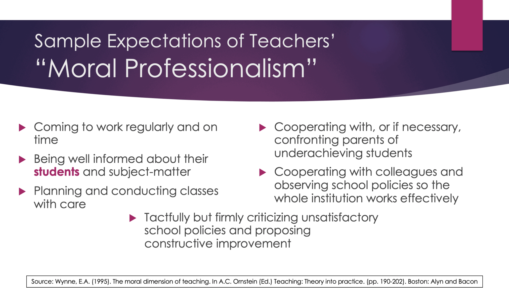 Model Code of Ethics for Educators - NAfME