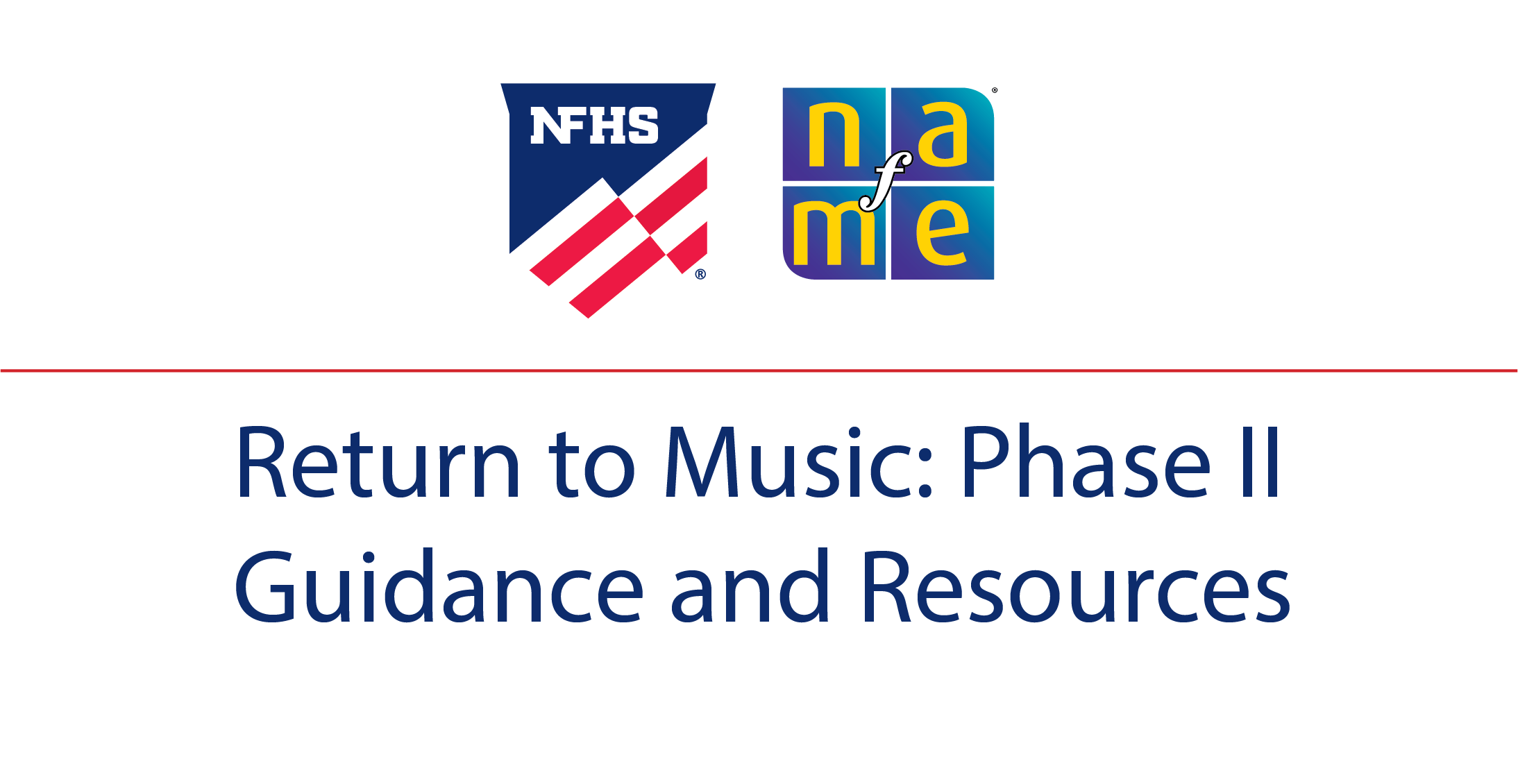 NAfME and NFHS Return to Music Guidance Phase II May 2021 NAfME