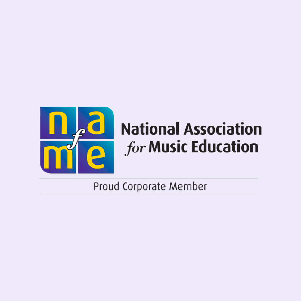 NAfME Corporate Member Logo on Light purple background