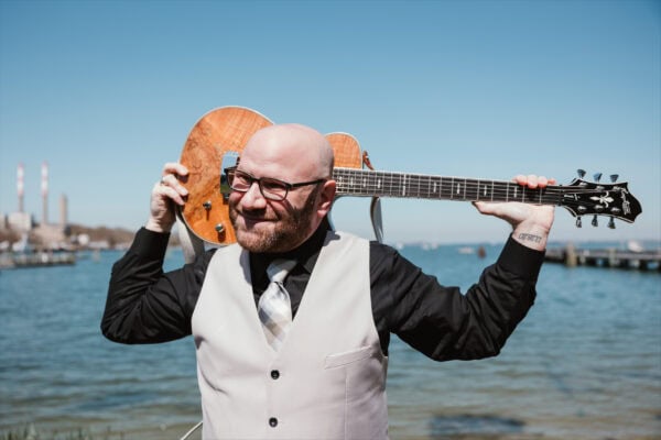 Mike Rodgers with guitar