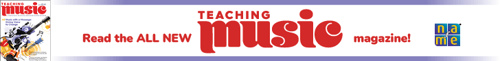 April 2026 Teaching Music magazine banner ad