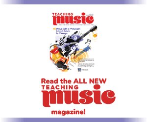 April 2026 Teaching Music magazine box ad
