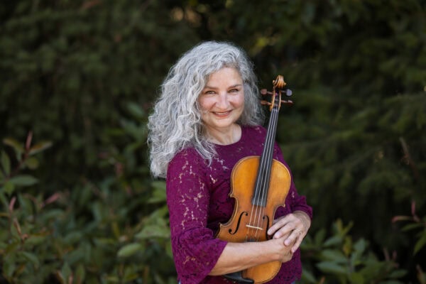 Ann Medellin with Violin