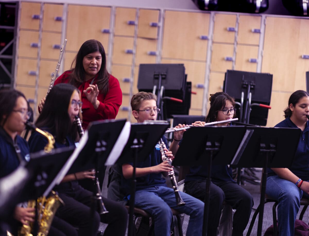 Yamaha middle school high school band setting