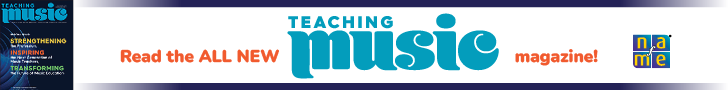 Read the all new Teaching Music magazine! Image of October 2025 cover