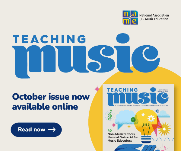 Teaching Music October issue available online