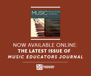image of December 2025 Music Educators Journal cover. Now available online the latest issue of Music Educators Journal