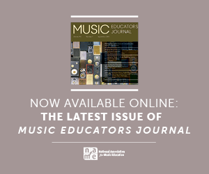 September 2025 Music Educators Journal cover art. Now available online. The latest issue of Music Educators Journal.
