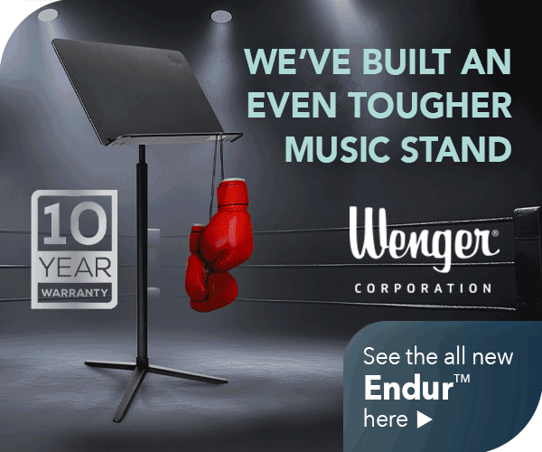 Wenger Endur music stands. We've built an even tougher music stand