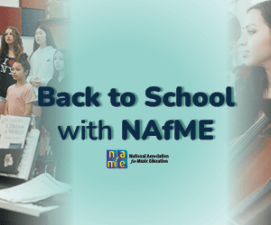 Back to School with NAfME 2025 images of music students