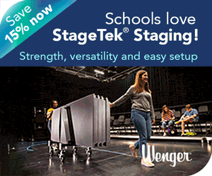 Save 15 percent now. Schools love Stagetek Staging! Strength, versatility, and easy setup. Wenger. Click to learn more.