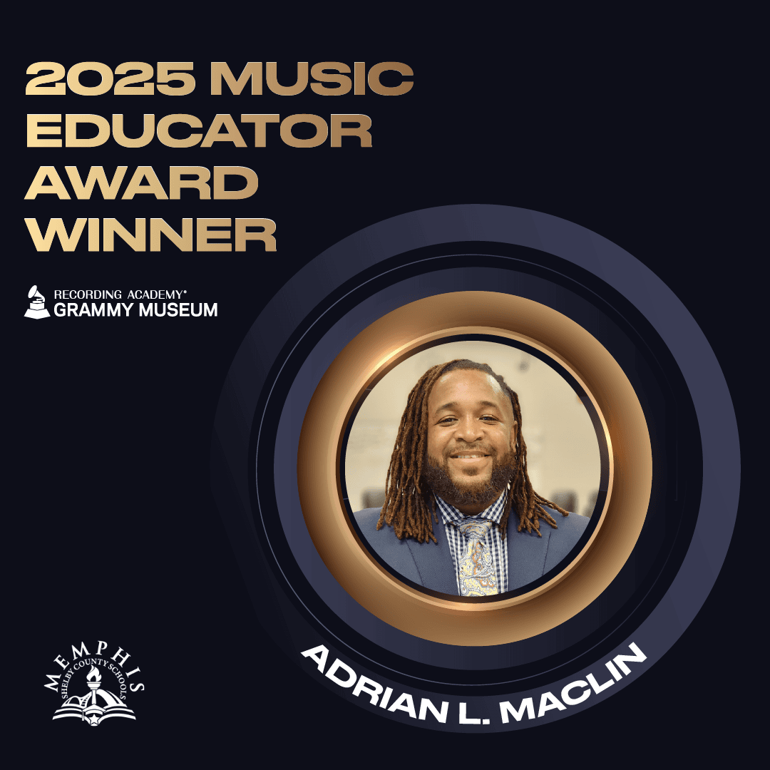 NAfME Member Adrian L. Maclin Named 2025 GRAMMY Music Educator