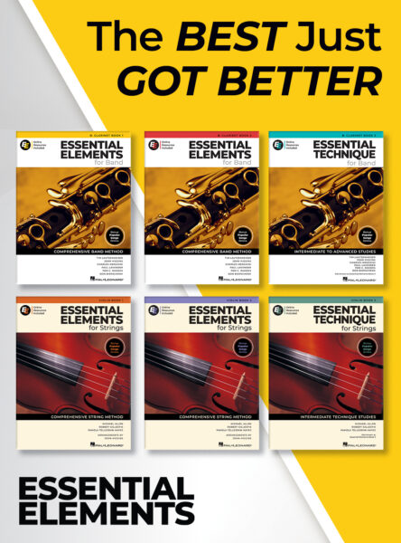 The best just got better. Hal Leonard Essential Elements method books