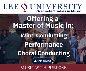 Lee University Graduate Studies in Music offering a Master of Music in wind conducting, performance, choral conducting. Learn more. Music with purpose.