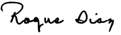 Roque Diaz signature