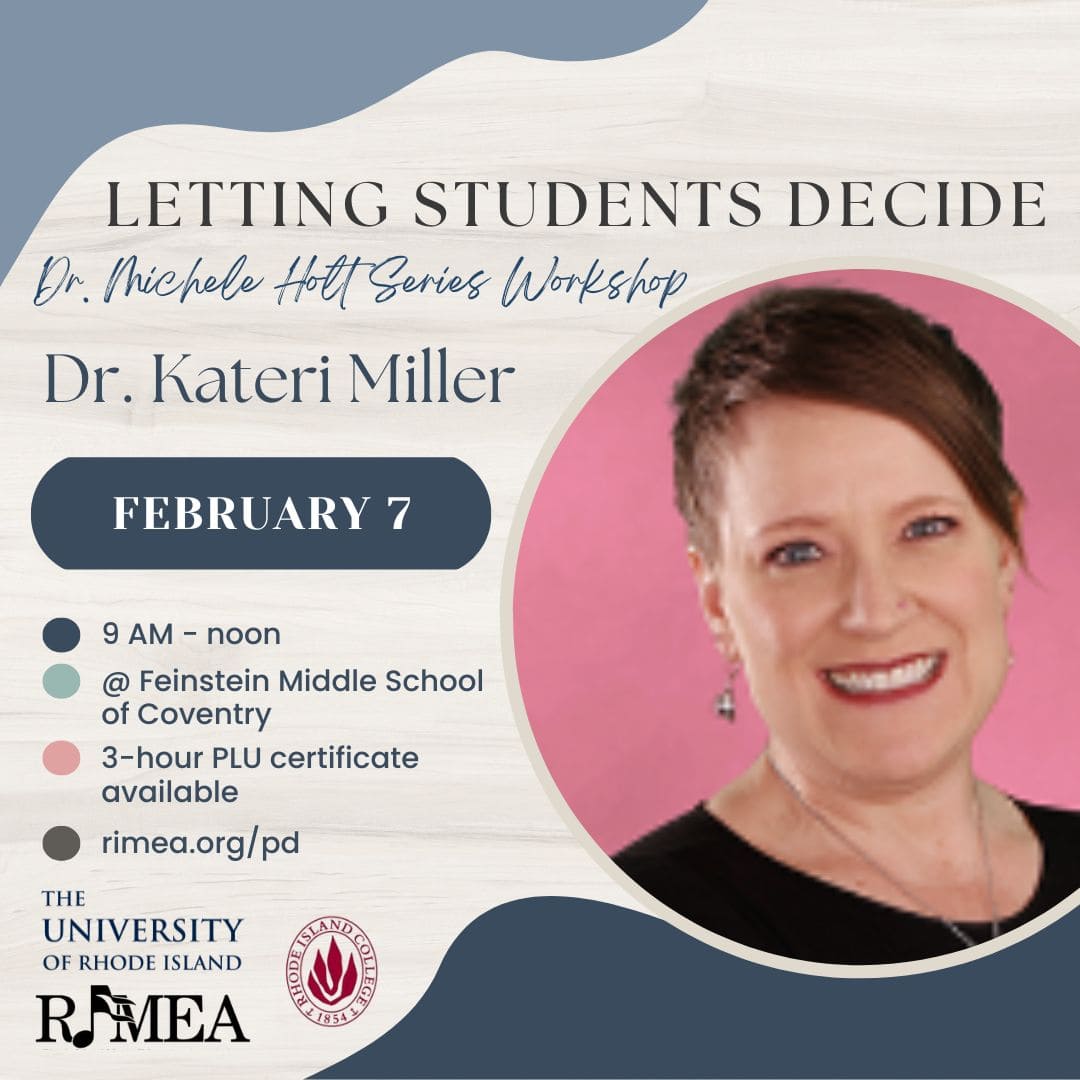 RIMEA event Letting Students Decide by Dr. Kateri Miller