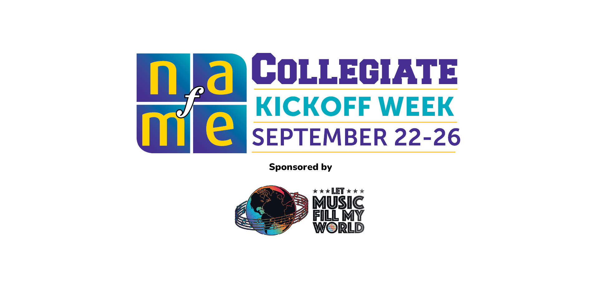 Collegiate Kickoff Week 2025 Feature Image with Sponsor