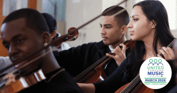 orchestra students. Music In Our Schools Month