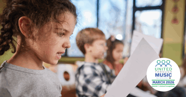 elementary choir student. Music In Our Schools Month