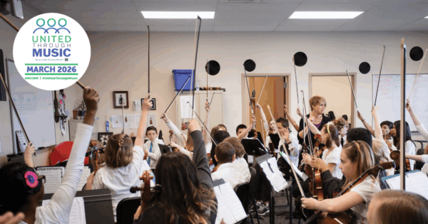 orchestra students. Music In Our Schools Month