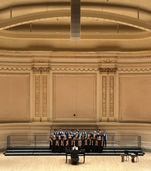 Seahorse Chorale performing at Carnegie Hall