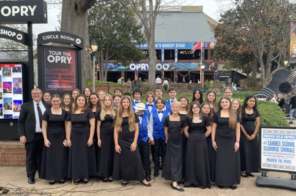 Seahorse Chorale performing at the Grand Ole Opry in Nashville, TN in March 2025