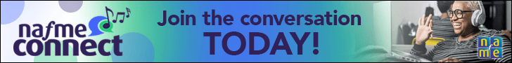 NAfME Connect. Join the conversation today!