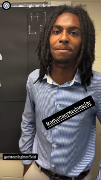 Virginia State University Advocacy Wednesday 2025 social media screenshot