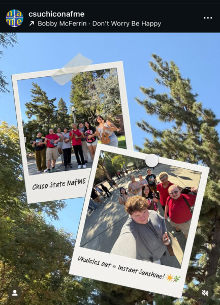 CSU Chico NAfME Collegiate Chapter Recruitment Friday social media screenshot