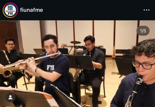 FIU NAfME social media screenshot for Musical Tuesday