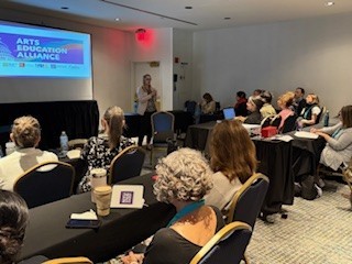 National Dance Education Organization conference Arts Education Alliance presentation