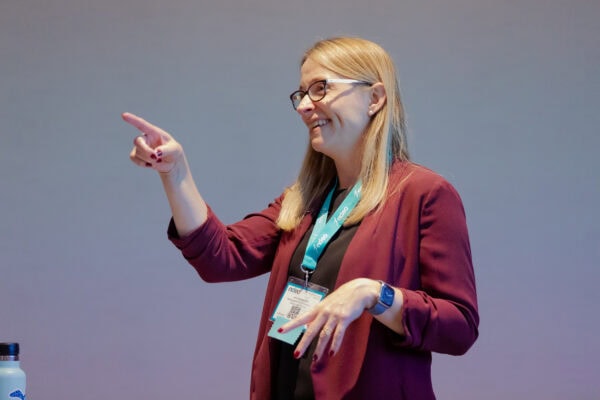 Amanda Karhuse at National Dance Education Organization conference