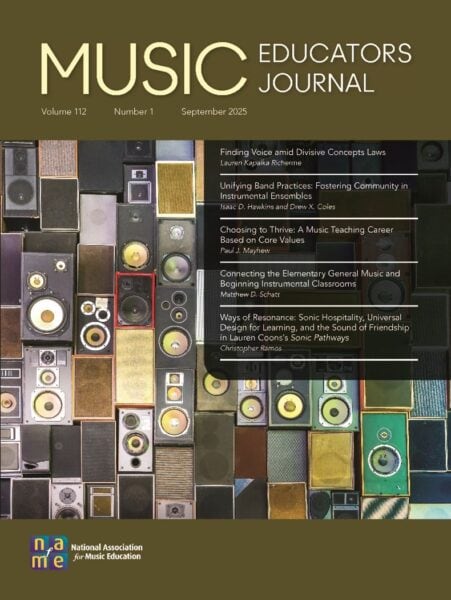 September 2025 Music Educators Journal cover art