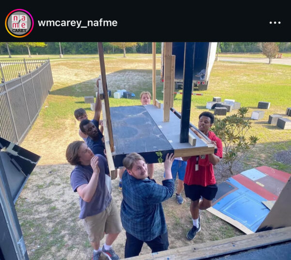 William Carey NAfME Service Monday social media screenshot