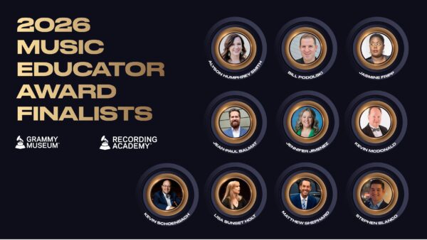 2026 Music Educator Award Finalists headshots