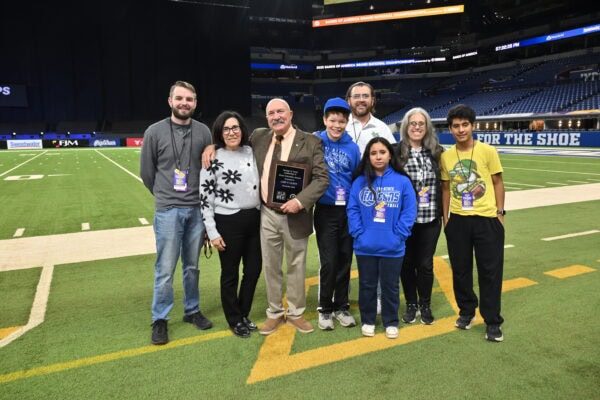 2025 George Parks Award recipient Gary Gilroy and family