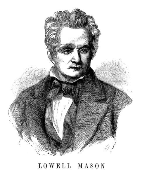 Lowell Mason portrait illustration