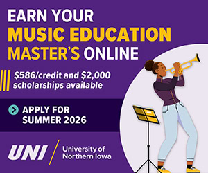 Earn your music education master's online. $586 credit and $2000 scholarship available. Apply for Summer 2026. University of Northern Iowa