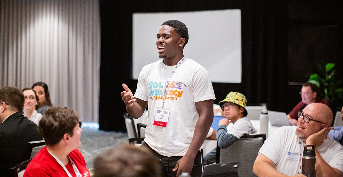 NAfME Collegiate students