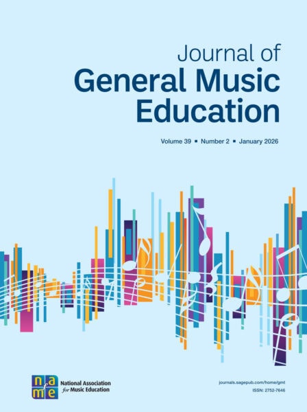January 2026 Journal of General Music Education cover art