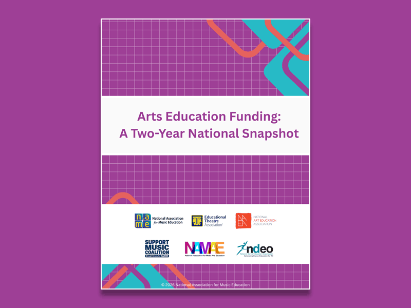 Arts Education Funding: A Two Year National Snapshot cover
