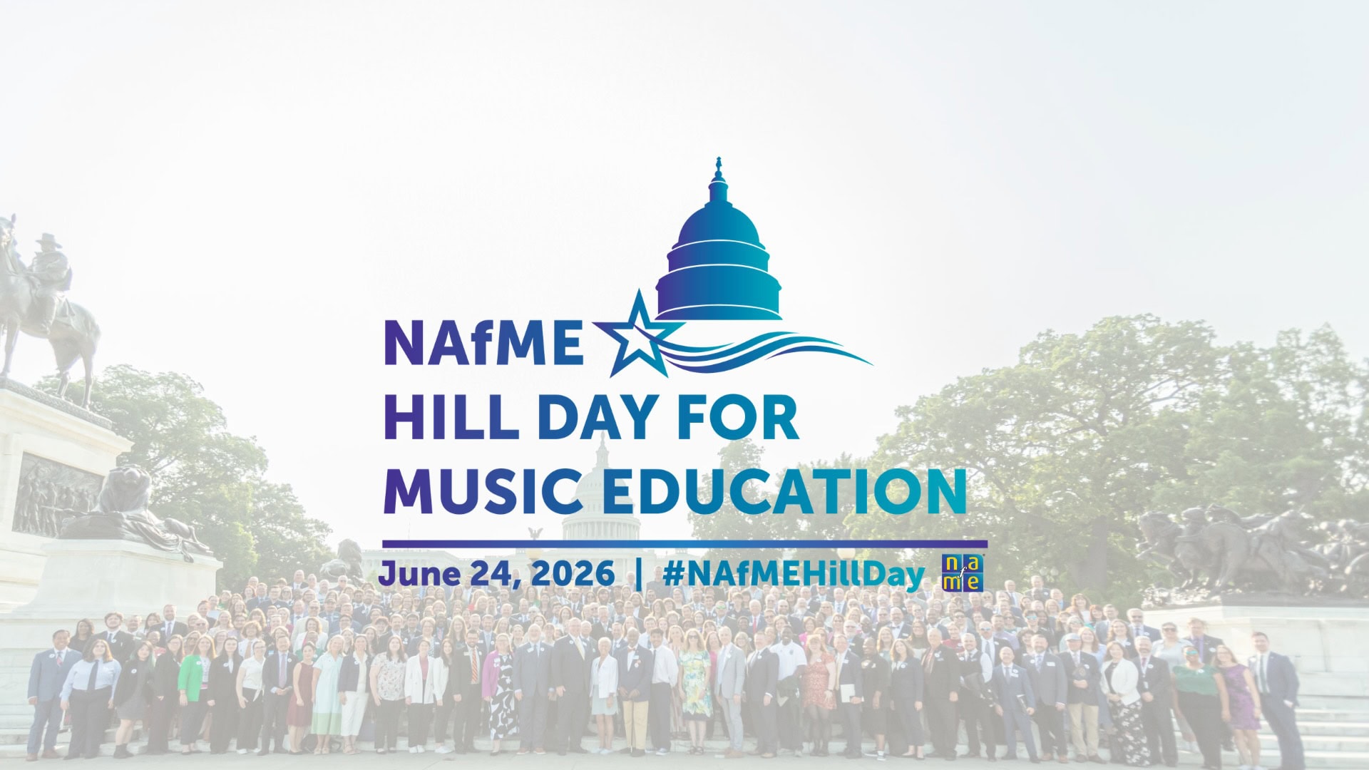 NAfME Hill Day 2026 group photo