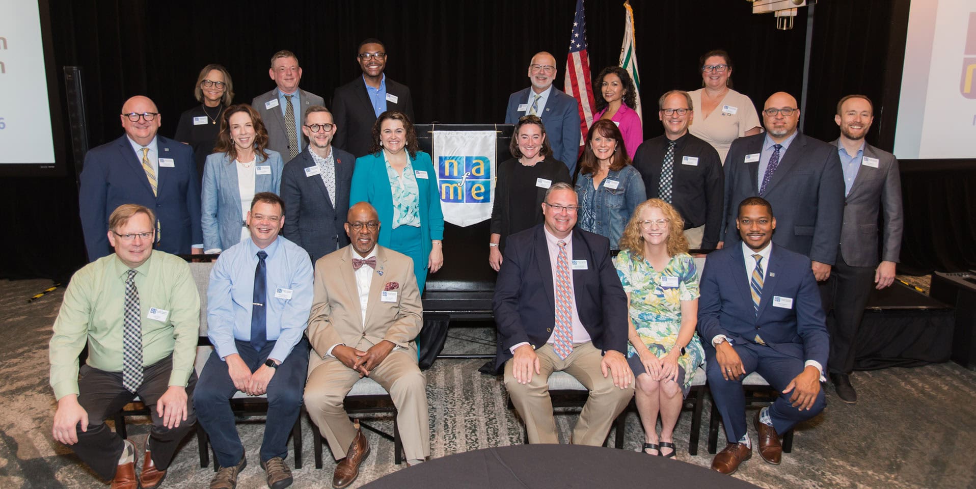 Members of the National Executive Board pose for photo, June 2026