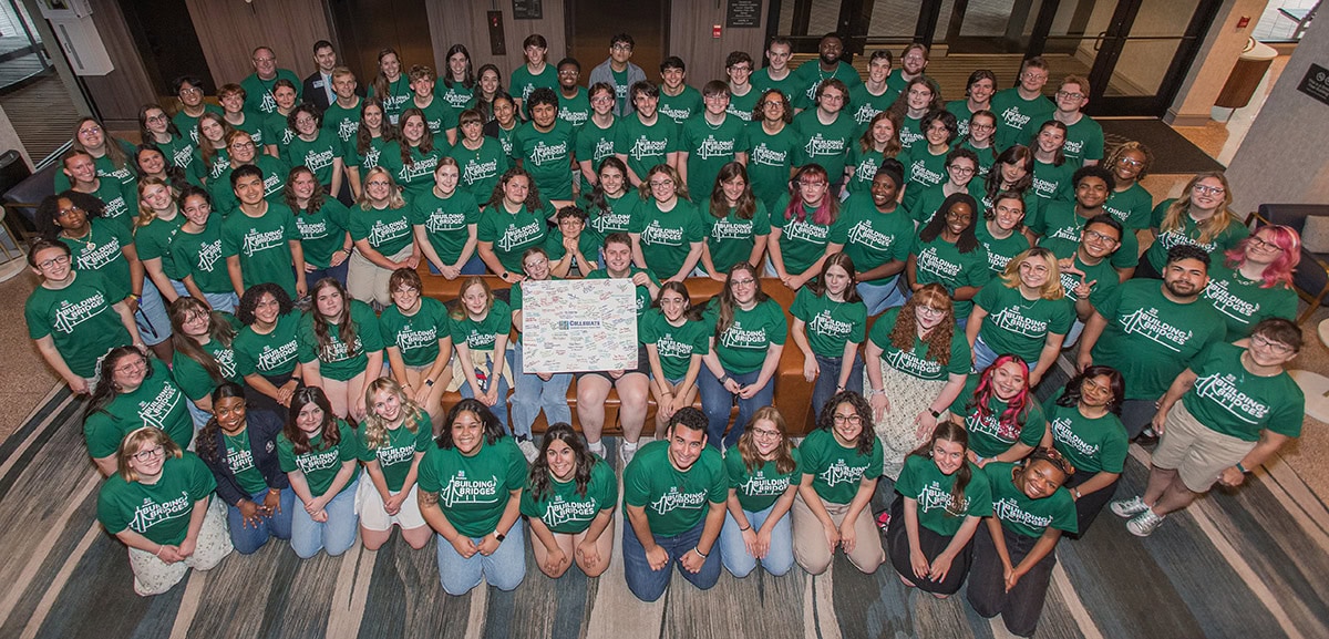 Group photo of attendees of the 2026 NAfME Collegiate Leadership Advocacy Summit - Photo by © Ashlee Wilcox Photography, LLC