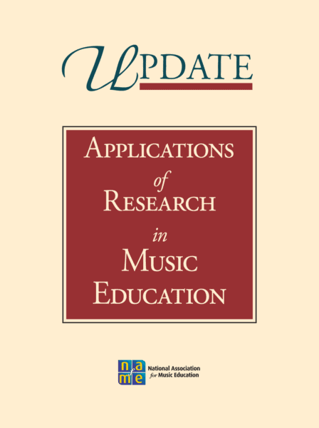 Update - Applications of Research in Music Education journal cover